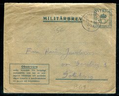 Suède - Enveloppe En FM En 1942 Pour Goteborg - Lettres & Documents