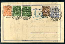 Allemagne - Entier Postal + Complément De Dresden En 1922 - Postkarten
