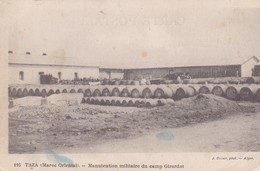 MILITARIA . MAROC  Oriental . TAZA  . Manutention Militaire Du Camp Girardot (Phot. J. Geiser) - Andere & Zonder Classificatie
