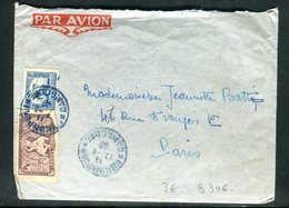 Indochine - Enveloppe De Phon Penh Pour Paris En 1946 - Briefe U. Dokumente