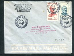 Madagascar - Enveloppe Du  4ème Rallye Aérien En 1954 - Brieven En Documenten