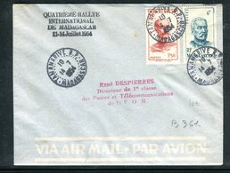 Madagascar - Enveloppe Du  4ème Rallye Aérien En 1954 - Covers & Documents