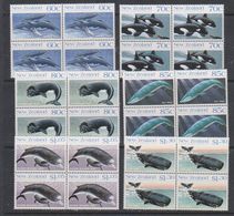 Ross Dependency 1988 Whales 6v Bl Of 4  ** Mnh (39836A) - Ongebruikt