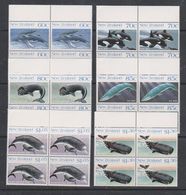 Ross Dependency 1988 Whales 6v Bl Of 4 (+margin) ** Mnh (39836B) - Ongebruikt