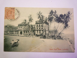 CEYLON  :  GALLE FACE  HÔTEL  -  COLOMBO   1910    - Sri Lanka (Ceylon)