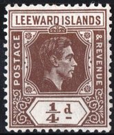 LEEWARD ISLANDS, COLONIA BRITANNICA, BRITISH COLONY, COMMEMORATIVO, RE GIORGIO VI, 1938, NUOVO (MLH*) Scott 103 - Leeward  Islands