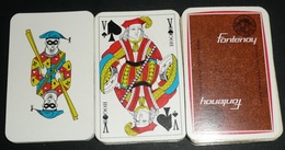 Rare Jeu De 54 Cartes Publicitaire, Cigarettes Tabac FONTENOY, Régie Française Des Tabacs, Joker - 32 Karten