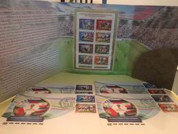 Russia 2018 Presentation Pack FIFA The World Cup Football Soccer Moscow Sports Teams Flags M/S + 4 FDC Stamps MNH - 2018 – Russie