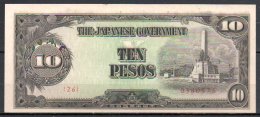 558-Philippines Occup. Jap. Billet De 10 Pesos 1943 - 26 - Philippines