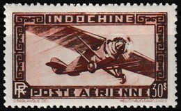 Timbre Aérien Gommé Neuf** - Avion Monomoteur Single-engine Airplane - N° 47 (Yvert) - Indochine 1949 - Aéreo