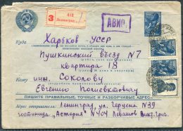 1941 USSR Uprated Registered Stationery Cover - Cartas & Documentos