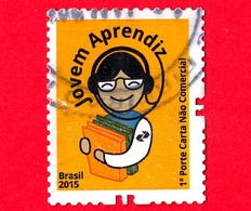BRASILE - Usato - 2015 -   Economia - Libri - Sostenibilità - Young Apprentice - Joven Aprendiz -  1st Commercial - Used Stamps