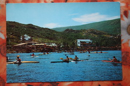 Lago De Sanabria  - Rowing - - Old Spanish Postcard -   Rare Edition! - Aviron