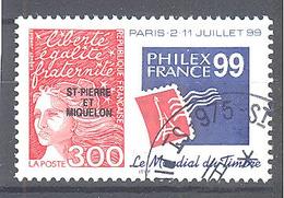 Saint Pierre Et Miquelon: Yvert N° 674°; Exposition Philatélique - Used Stamps