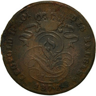 Monnaie, Belgique, Leopold II, 2 Centimes, 1876, TB, Cuivre, KM:35.1 - 2 Cent