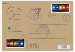 T.A.A.F - Enveloppe Martin De Vivies - St Paul Ams - 27/3/2014 - 0,63E Série Courante - 5eme Mission Amsterfam - Cartas & Documentos
