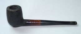 ANCIENNE VINTAGE PIPE DE BRUYERE SAINT CLAUDE ROCAILLE  15.7 X 4.3 CM  VOIR PHOTOS - Heather Pipes