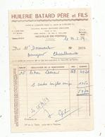 Facture , 1959 , HUILERIE BATARD PERE & FILS , Neuville Du Poitou, Vienne , Frais Fr 1.45 E - 1950 - ...