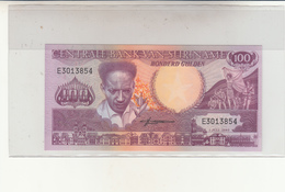 Suriname, Centrale  Bank Van Suriname Honderd Gulden 1986 - Surinam