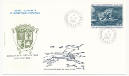 TAAF - Enveloppe Affr. 2,60 L'Erébus En Antarctique - Dumont D'Urville T.Adélie 15/12/1984 - Hélicoptères ADELICOP 22 - Storia Postale