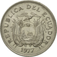 Monnaie, Équateur, Sucre, Un, 1977, TB+, Nickel Clad Steel, KM:83 - Ecuador