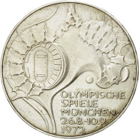 Monnaie, République Fédérale Allemande, 10 Mark, 1972, Hamburg, TB+, Argent - Commémoratives