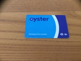 Carte De Transport (bus, Métro, Tramway) Oyster - TRANSPORT FOR LONDON - Europe