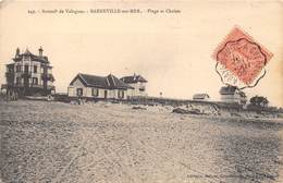 50-BARNEVILLE-SUR-MER- ADDONDt   DE VALOGNES- PLAGE ET CHÂLETS - Barneville