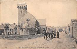 50-BARNEVILLE-SUR-MER- ABSIDE DE L'EGLISE - Barneville