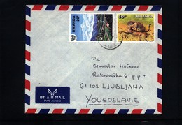 Rwanda Interesting Airmail Letter - Andere & Zonder Classificatie