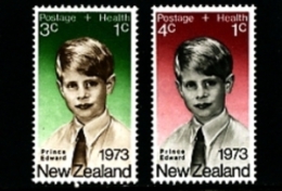NEW ZEALAND - 1973  PRINCE EDWARD  SET MINT NH - Unused Stamps