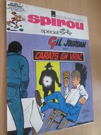 CLI518 :  Page A4 COUVERTURE  Spirou Années 60/70 Avec Le Personnage GIL JOURDAN TILLIEUX - Gil Jourdan