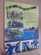 CLI518 :  Page PUB A4 Spirou Années 60/70 Avec Nouvel Album Paru De La Série LES TUNIQUES BLEUES - Tuniques Bleues, Les