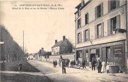 77-PERTHES-EN-GATINAIS- HÔTEL DE LA PAIX DE MELUN, MAISON COGNE - Perthes