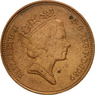 Monnaie, Grande-Bretagne, Elizabeth II, 2 Pence, 1989, TB, Bronze, KM:936 - 2 Pence & 2 New Pence