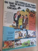 CLI518 :  Page PUB A4 Spirou Années 60/70 Sortie D'un Nouvel Album SAMMY HATTAWAY LES GORILLES - Sammy