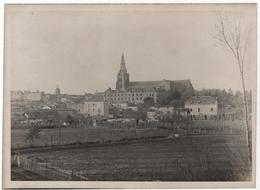 Photo Originale Beau Format XIXème Saint-Maixent-l'Ecole Eglise - Ancianas (antes De 1900)