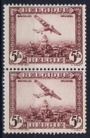 Belgium: 1930  PA4 + PA4-V "Bom" Under Plane  PA4= MNH/** PA4V Is MH/* As Pair - Sonstige & Ohne Zuordnung