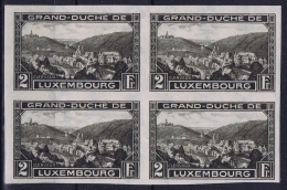 Luxembourg : Mi Nr 282 As Four Block Postfrisch/neuf Sans Charniere /MNH/**  1935 - Nuovi