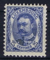 Luxembourg : Mi Nr  76 MH/* Flz/ Charniere 1906 - 1906 Guglielmo IV