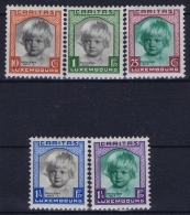 Luxembourg : Mi Nr 240 - 244 MH/* Flz/ Charniere  1931 - Unused Stamps