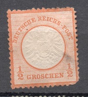 GERMANIA 1872  IMPERO   0,5  G.  Nuovo * - Neufs