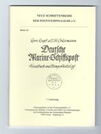 Crüsemann DEUTSCHE MARINE-SCHIFFSPOST Handbuch Und Stempelkatalog 7. Lieferung Heft 41 Seiten 429-500 - Seepost & Postgeschichte