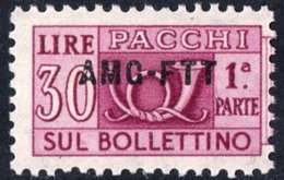 TRIESTE, ZONA A, ITALIA, ITALY, PACCHI POSTALI, PARCEL POST, 1952, FRANCOBOLLO NUOVO (MNH**) Michel PK20   Scott Q20 - Postpaketen/concessie