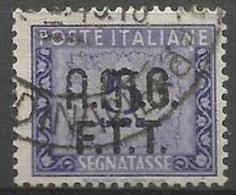 Trieste Zone A - 1949 Postage Due Numerals  5L Used (2-line Overprint)   SG D52 Sc J10 - Portomarken