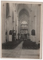Photo Originale Beau Format XIXème Saint-Maixent-l'Ecole Interieur Eglise - Ancianas (antes De 1900)