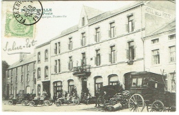 Florenville. Hôtel De La Poste. Autos Et Attelage. - Florenville