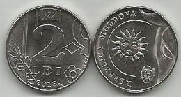 Moldova 2 Lei  2018. UNC - Moldavia