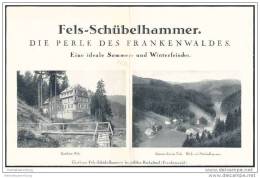 Fels-Schübelhammer - Gast- Und Pensionshaus Fels - Schwarzenbach Am Wald - DIN-A4 Blatt Mit 3 Abbildungen - Gefaltet - Baviera