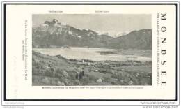 Mondsee 1931 - Faltblatt Mit 6 Abbildungen - Hotel- Und Gasthof-Verzeichnis - Austria